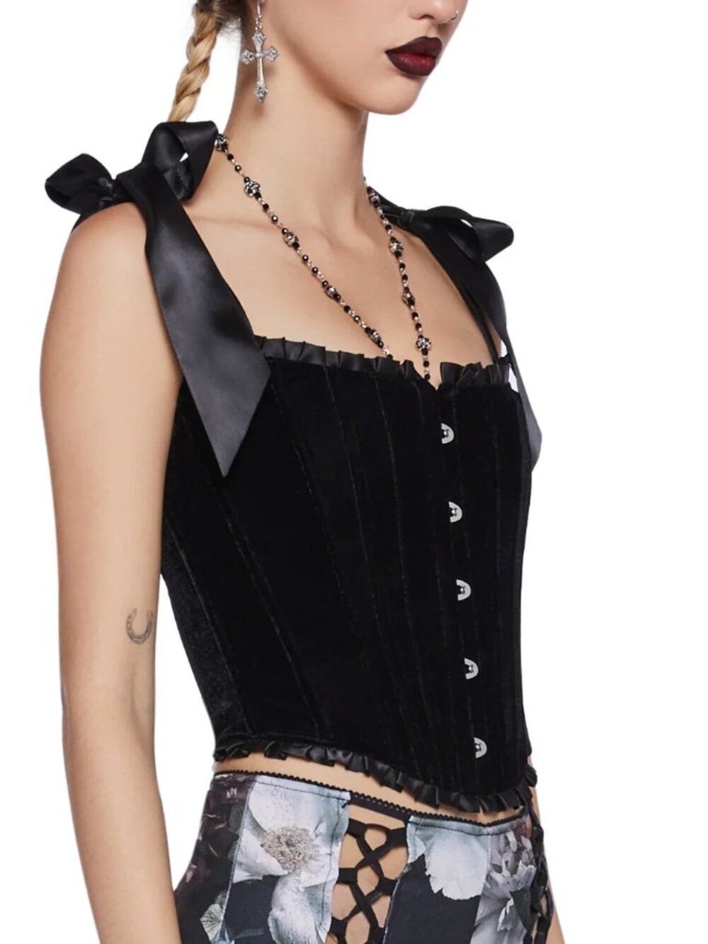 Widow Night Whispers - Corset Top - Picture 2 of 5
